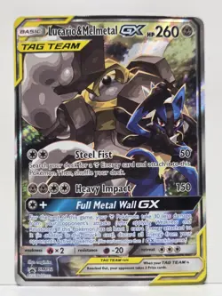 Pokemon TCG Lucario & Melmetal GX SM192 Tag Team Promo - Image 1