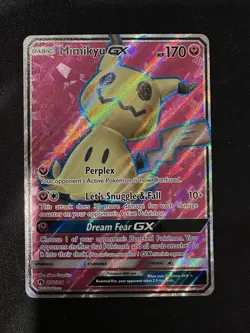 Mimikyu GX 206/214 Lost Thunder Full Art Ultra Rare Holo - Pokemon TCG NM - Image 1