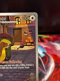 Pokemon Gumshoos 153/132 Me01 Mega Evolution Illustration Rare Holo 100HP - Image 2