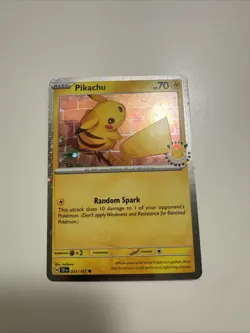 Pikachu Pokemon Day 2026 Stamped Cosmos Holo 051/162 - NM - Image 1