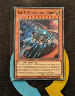 BPRO-EN021 B.E.S. Derringer Core x3 Super Rare 1st Edition YuGiOh Playset - Image 2