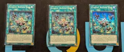 BPRO-EN056 Elfnotes: Welcome Home x3 Super Rare 1st Edition YuGiOh Playset - Image 1