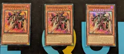 BPRO-EN008 Crimson Blader /Assault Mode x3 Super Rare 1st Edition YuGiOh Playset - Image 1