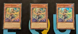 BPRO-EN012 Elfnote Fortuna x3 Super Rare 1st Edition YuGiOh Playset - Image 1