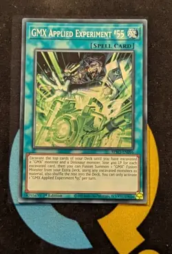 BPRO-EN096 GMX Applied Experiment #55 x3 Super Rare 1st Edition YuGiOh Playset - Image 2