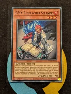 BPRO-EN090 GMX Researcher Selande Super Rare 1st Edition YuGiOh - Image 1