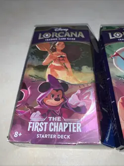 Set of 3 - 1 of Each - Starter Deck The First Chapter Disney Lorcana NEW - Image 2