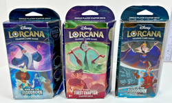 Lorcana 2 Rise Floodborn & 1 First Chapter Starter Decks *NEW & FREE SHIPPING* - Image 1