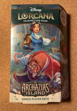 Disney Lorcana TCG Archazia's Island S07 - SINGLE-PLAYER DECK [Ruby & Sapphire] - Image 1