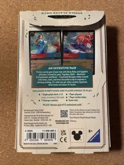 Disney Lorcana TCG Archazia's Island S07 - SINGLE-PLAYER DECK [Ruby & Sapphire] - Image 2