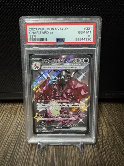 PSA 10 Charizard ex SSR 331/190 sv4a Shiny Treasure 2023 Pokemon Card Japan #605 - Image 1