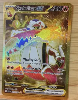 Pokemon TCG Skeledirge EX Paldea Evolved Special Illustration Rare Card 272/193 - Image 1