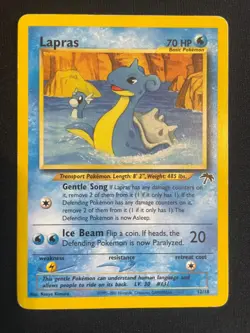 Lapras 12/18 | 2001 Pokemon Southern Islands Promo Regular | MP - Image 1