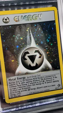 Metal Energy - Pokemon Neo Genesis Holo 19/111, NM/Mint+ (CGC 8.5) - Image 2