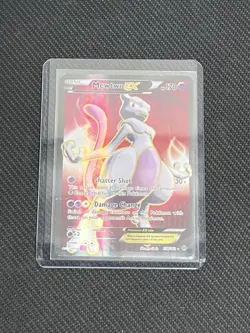 Pokemon Mewtwo EX 158/162 Breakthrough Full Art Ultra Rare Holo Card - Image 1