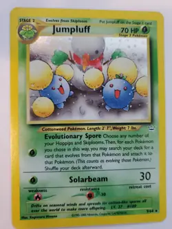 Jumpluff Neo Holo Pokemon Card Base WOTC NM + U - Image 1