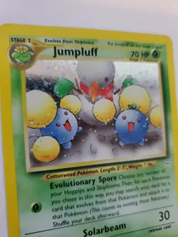 Jumpluff Neo Holo Pokemon Card Base WOTC NM + U - Image 2
