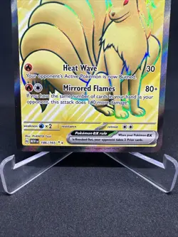 Pokemon TCG Scarlet & Violet 151 Ninetales ex 186/165 Full Art Ultra Rare Card - Image 4
