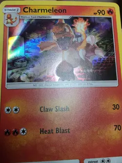 MP Pokemon Charmeleon - 19/147 - Holo - Sun & Moon Burning Shadows - Image 5