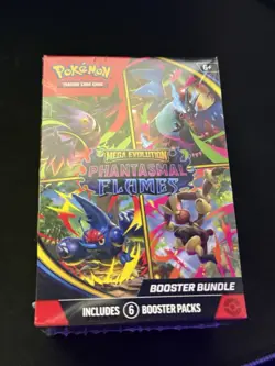 Pokemon TCG: Mega Evolutions Phantasmal Flames Factory Sealed Booster Bundle Box - Image 1