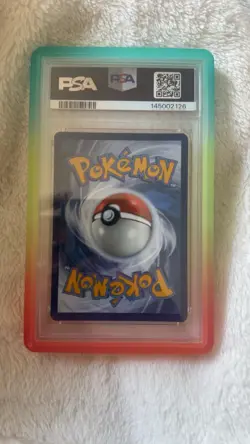 Pokemon Pikachu ex Sv08: Surging Sparks SIR PSA 10/ matching Iris graded guard - Image 2