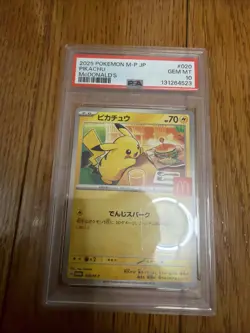PSA 10 Pikachu 020/M-P McDonald's Promo Japanese Pokemon 2025 US SELLER - Image 1