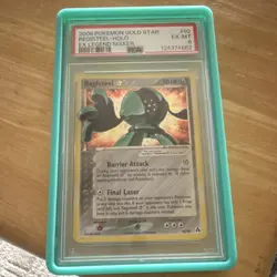 Pokemon Registeel Star EX Legend Maker Gold Star Holo 92/92 PSA 6 - Image 1