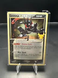 Pokemon Greninja Gold Star Promo Holo SWSH144 Celebrations Sealed E - Image 1