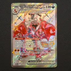 Pokemon Charizard ex 074 Sv: Scarlet & Violet Promo EX Full Art Holo 330 HP - Image 1