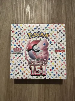 Sealed Pokemon TCG: Scarlet & Violet - Japanese 151 Booster Box with Shrink Wrap - Image 1