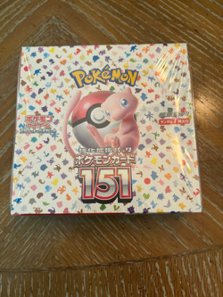 Pokemon TCG: 151 Booster Box Japanese Factory Sealed With Shrink Wrap - Image 1