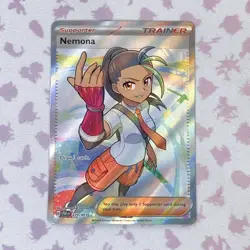 Pokemon TCG Nemona 229/091 S&V Paldean Fates Ultra Rare Foil M/NM P20 - Image 1