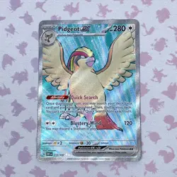 Pokemon TCG Pidgeot EX 217/197 Obsidian Flames Holo Ultra Rare M/NM - Image 1