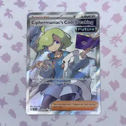 Pokemon TCG Ciphermaniac's Codebreaking 198/162 Temporal Forces Ultra Rare NM/M - Image 1