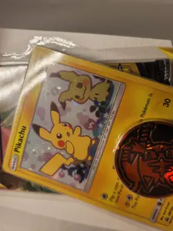 GALAXY SWIRL Pokemon TCG Sun Moon Team Up Blister Pack (Pikachu) SEALED - Image 5