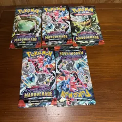 (Lot of 5) Pokemon Scarlet & Violet: Twilight Masquerade Booster Pack - Image 1