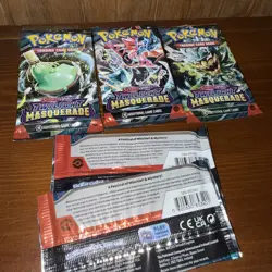 (Lot of 5) Pokemon Scarlet & Violet: Twilight Masquerade Booster Pack - Image 4