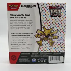 Pokemon TCG Scarlet & Violet-151 Alakazam ex Collection Booster Box Factory Seal 820650855269 - Image 4