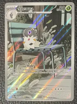Spewpa ~ 2026 Pokemon Mega Evolution Perfect Order Illustration Rare #89/88 Mint - Image 1