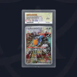 Pokemon TCG - Karrablast - Black Bolt - 094/086 - Illustration Rare -ACE Grade 9 - Image 2