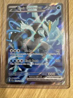 Black Kyurem ex 218/191 Sv08: Surging Sparks Holo Pokemon TCG NM - Image 1