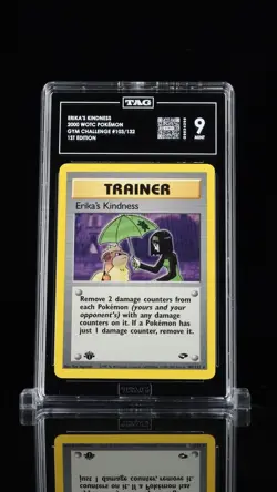 Erika’s Kindness 103/132 1st Edition - Gym Challenge Pokemon TAG Mint 9 - Image 1