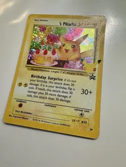 ​Pokemon Birthday Pikachu 24/53 - Celebrations - Holo Rare NM (Pack Fresh) - Image 2