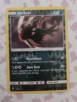 Darkrai Reverse Holofoil Pokemon 87/147 Burning Shadows LP - Image 1