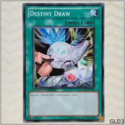 Destiny Draw - GLD3-EN044 - Common Limited Edition Yugioh - Image 1