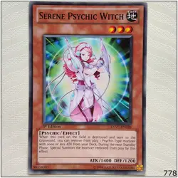 Serene Psychic Witch - EXVC-EN026 - Common 1st Edition Yugioh - Image 1