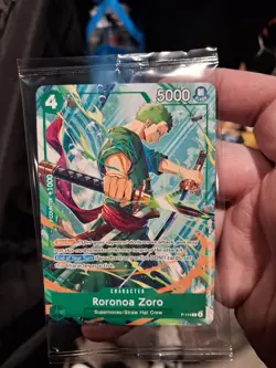 One Piece Tcg Roronoa Zoro 2026 C2E2 Promo Card Guaranteed - Image 1