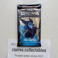 🌟 3 x THE FIRST CHAPTER Lorcana Booster Packs ART SET Disney TCG NEW SEALED 🌟 - Image 3