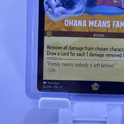 Ohana Means Family (Legendary) Disney Lorcana Winterspell 32/204 - Image 4