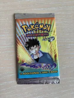 Pokemon 1st Edition Gym Heroes Booster Pack Brock 11 Cards Wizards 20.72g - Image 4